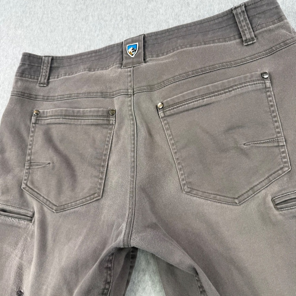 KUHL Pants Mens Fits‎ 34x28 Gray Revolt Sweat Pant Stretch Climbing Hiking - Picture 7 of 16